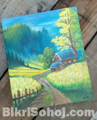 Canvas painting